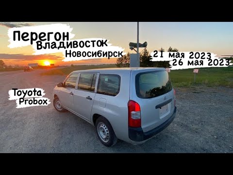 Видео: Перегон Toyota Probox из Владивостока в Новосибирск. Зеленый угол. 22.05.2023-26.05.2023