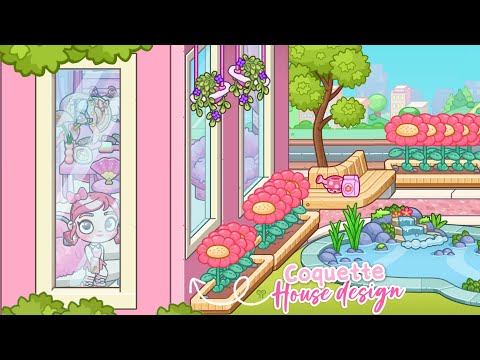 Видео: Дизайн кокетливого эстетичного дома Avatar World в стиле РОЗОВЫЙ KAWAII💖Avatar World City Maker|И...