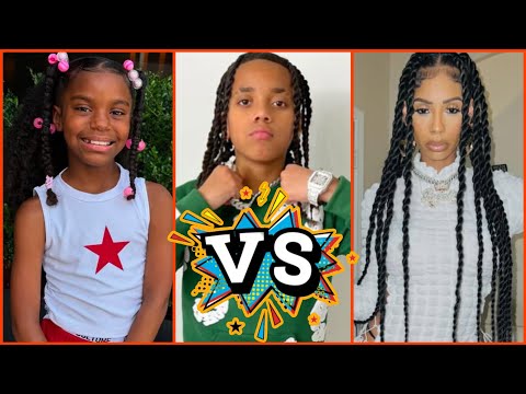 Видео: Развлечения Phe против KD Da Kid против жизни с королевской семьей | Стиль жизни | Сравнение | Ин...