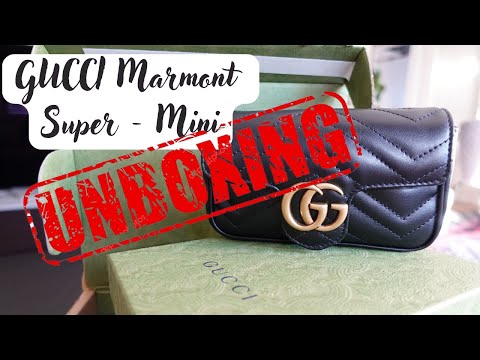 Видео: Распаковка Gucci Marmont Super Mini