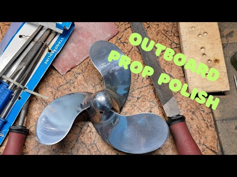 Видео: Полиране на пропелер тест boat prop polishing suzuki df 2.5