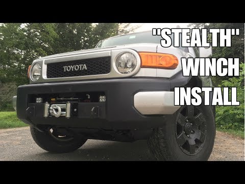 Видео: Установка лебедки FJ Cruiser WINCH с креплением на бампер US OFF ROAD