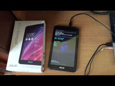 Видео: Прошивка ASUS Fonepad 7, K012 (FE170CG)