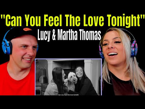 Видео: «Can You Feel The Love Tonight» — Люси и Марта Томас | РЕАКЦИИ THE WOLF HUNTERZ