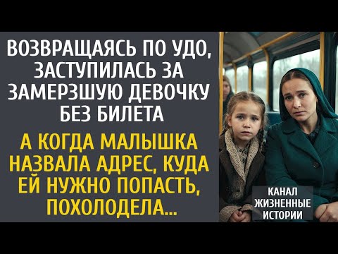 Видео: Возвращаясь по УДО, заступилась за замерзшую девочку без билета… А когда малышка назвала адрес…