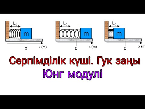 Видео: 17 - сабақ. Серпімділік күші. Гук заңы. Юнг модулі