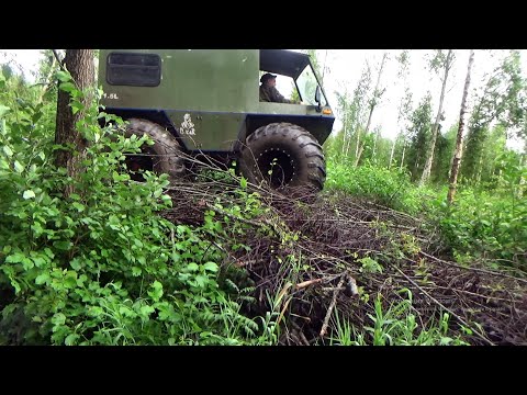Видео: Самодельный  вездеход испытание 2