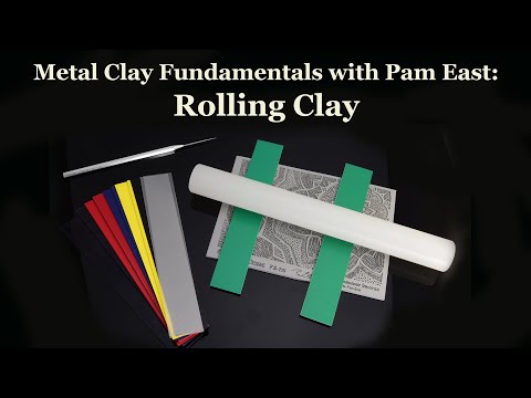 Видео: Основы работы с металлической глиной: раскатывание глины