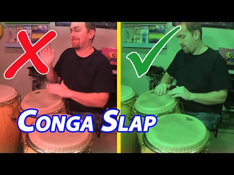 Видео: Как играть конга-слэп, не повреждая руки