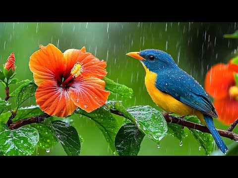 Видео: 🐦 Дождь и пение птиц под умиротворяющую музыку фортепиано 🌧️ Идеальная музыка для расслабления и ...