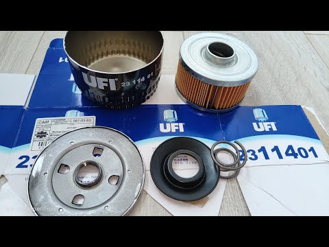 Видео: Распил масляного фильтра UFI 23.114.01 (фильтр на ВАЗ)