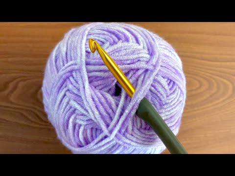 Видео: 1 РЯД! Супер Легкий узор крючком: Это проще, чем вы думаете! Очень Красивая и простая вязка крючком