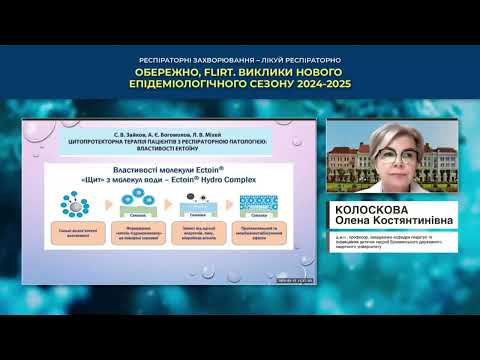 Видео: Респіраторний епітелій як ключова мішень запального процесу різної етіології  (Колоскова О.К.)