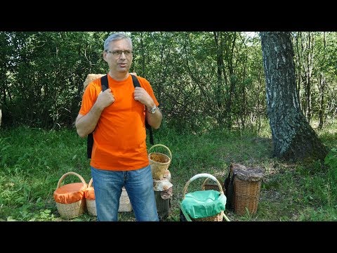 Видео: Корзины и другие ёмкости для сбора грибов.  Кузова, пестери, короба - что выбрать?