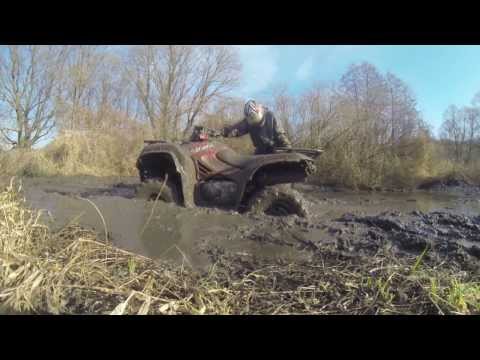 Видео: Покатушка на квадроциклах 10-11-2013. Бобров, Белгород, Воронеж.