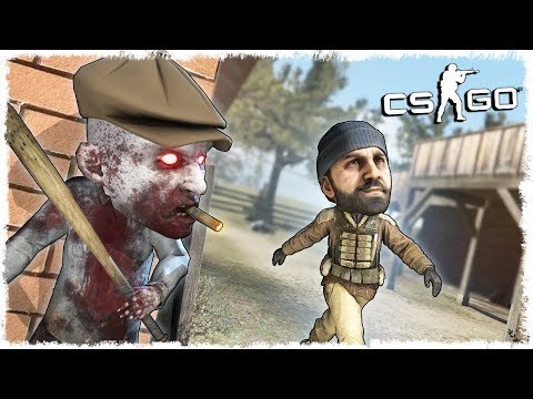 Видео: ЗОМБИ ПОДКРАЛСЯ НЕЗАМЕТНО - УГАРНЫЙ МАНЬЯК В CS:GO!!!