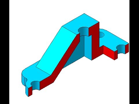 Видео: Видеоуроки Компас 3d.  Сложный ступенчатый разрез