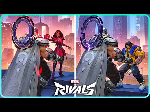 Видео: Все уникальные взаимодействия Магнето и особые устранения героев Marvel Rivals