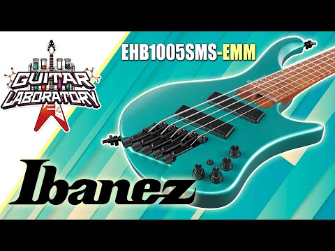 Видео: Бас-гитара 5 струн Ibanez EHB1005SMS (мультимензурная)