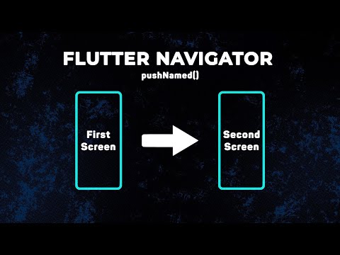 Видео: Навигация во Flutter с использованием именованных маршрутов