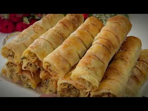 Видео: Только мука + кипяток ❗👆 Мы годами делали это неправильно. 😱 Рецепт бёрека из капуста