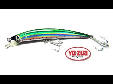Видео: Yo-Zuri Crystal Minnow (воблеры из моей коробки)