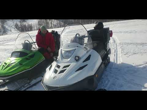 Видео: Варяг 550 и варяг 500, по горам и глубокому снегу он может)))