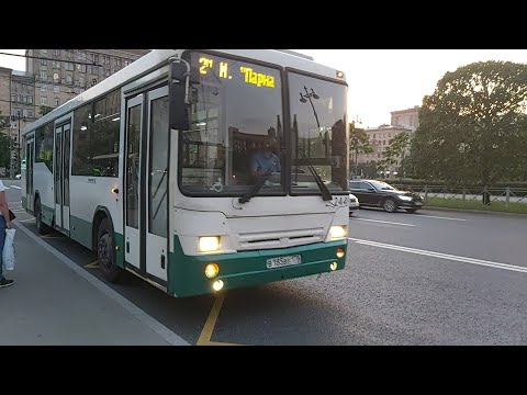 Видео: Автобус, маршрут №2М НефАЗ-5299-30-32 (5299CN) б.2449 (10.06.2020) Санкт-Петербург