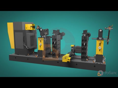 Видео: Общий вид зарезонансного балансировочного станка БС-44-10000S