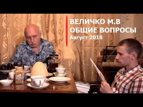 Видео: М.В. Величко. Август. Общие вопросы (Встреча 2)