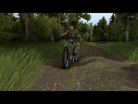 Видео: Михалыч решил отдохнуть от работы и отправился в летний солнечный лес на велосипеде | SpinTires