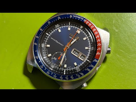 Видео: Для MC: Seiko 6139-6009 «Notch / Resist» 6/70, реставрация, 31 октября 2025 г.