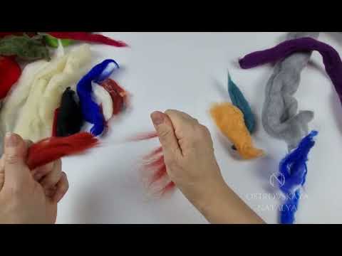 Видео: Уход за шерстью для валяния и её обработка.