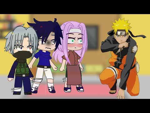 Видео: реакция команды номер 7 на Наруто 1/2. Gacha club.