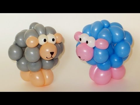 Видео: Овечка или барашек из шаров / lamb of balloons (Subtitles)