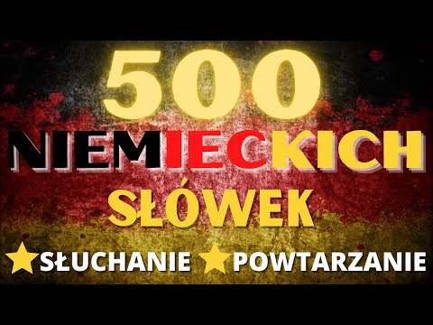 Видео: 500 самых часто употребляемых слов немецкого языка 🇩🇪 Самые важные немецкие слова - Учите немецкий