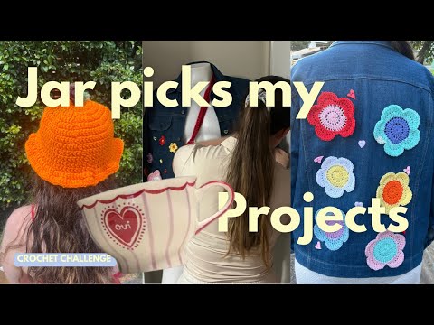 Видео: Позволю банке случайным образом выбрать мой следующий проект по вязанию крючком! (Вызов по вязани...