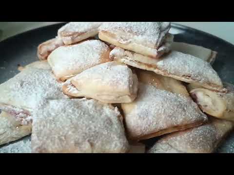 Видео: Печенье на кефире с джемом и творогом 