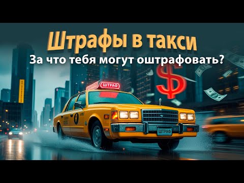 Видео: КАКИЕ БЫВАЮТ ШТРАФЫ В ТАКСИ