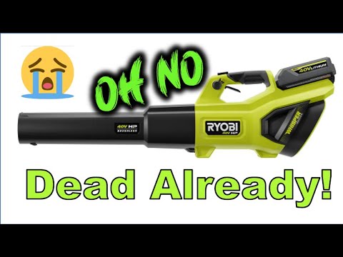 Видео: Неисправность воздуходувки Ryobi 40v 700 CFM [что случилось]