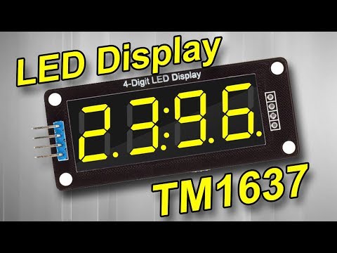 Видео: LED дисплей TM1637 и Ардуино