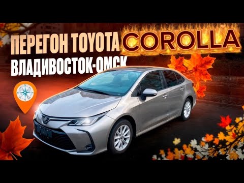 Видео: Перегон TOYOTA CAROLLA из Китая 1.2 турбо!Владивосток-Омск!