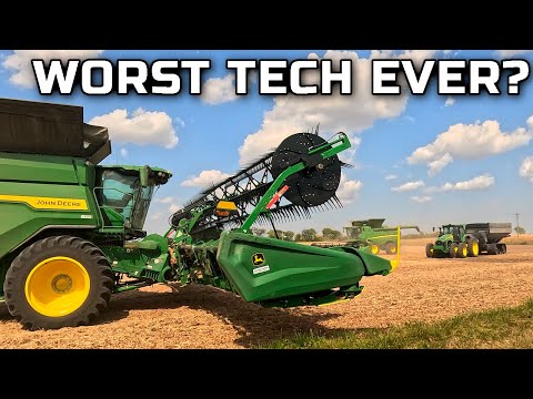 Видео: ХУДШАЯ технология комбайнов John Deere