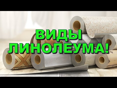 Видео: ВИДЫ ЛИНОЛЕУМА! Каких типов бывает? Отличия линолеума для пола!