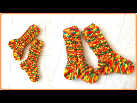 Видео: Косы для носков - Вариант 2    #knittingtutorialforbeginners #knittingsocks #вязаныеноски