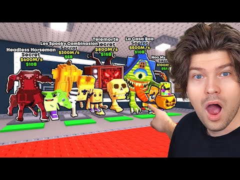 Видео: 😱Я Открыл 999 ХЭЛЛОУИНСКИХ ЛАКИ БЛОКОВ и Получил НОВУЮ БАЗУ в Steal a Brainrot!
