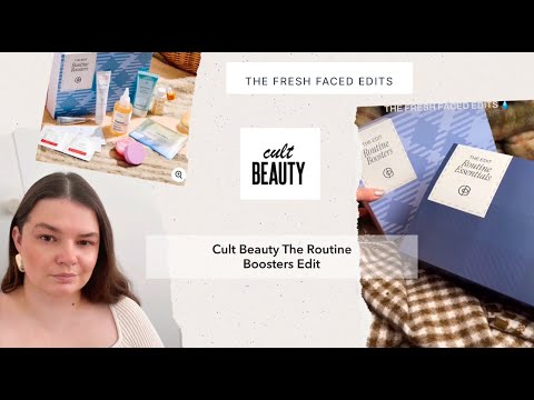 Видео: Cult beauty The fresh faced edits / Cult Beauty The Routine Boosters Edit / Распаковка блокса
