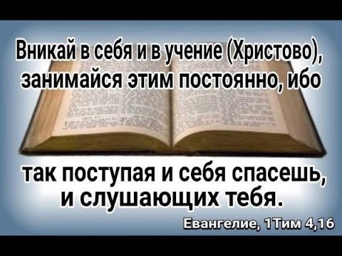 Видео: Вникай в себя и в учение что в этом спасающего