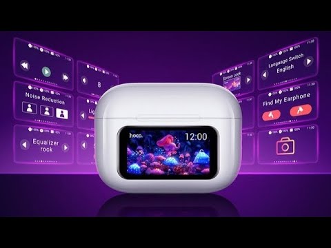 Видео: эти бюджетные наушники от hoco,  еше и с экраном, что они могут и стоит ли их брать?