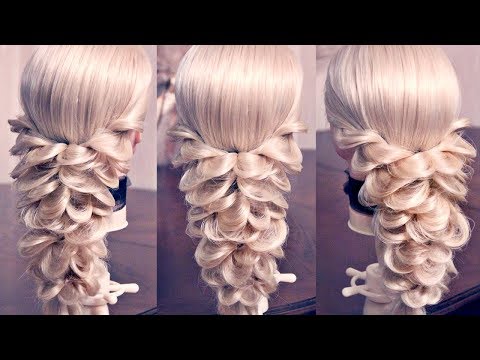 Видео: Коса на резинках "Русалка" | Авторские причёски | Лена Роговая | Hairstyles by REM | Copyright ©